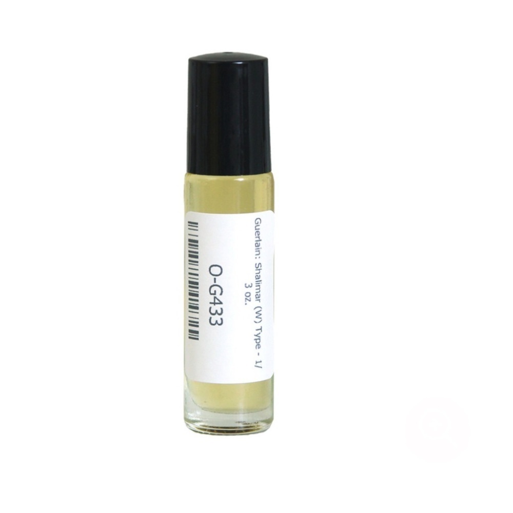Shalimar (W) Type Guerlain 1/3 Oz Glass Roll-On Bottle
